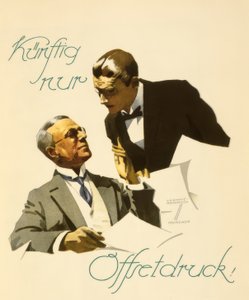 I fremtiden kun offsettrykk! av Ludwig Hohlwein
