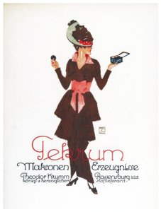 Tekrum makronprodukter av Ludwig Hohlwein