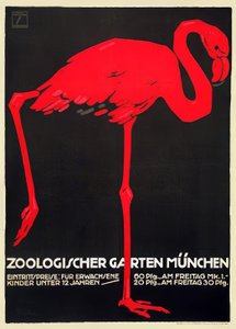 Zoologisk hage, München av Ludwig Hohlwein