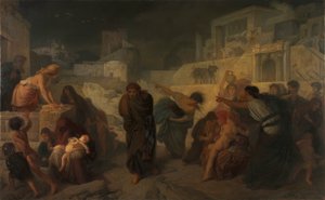 Jerusalem etter Kristi død av Ludwig Mayer