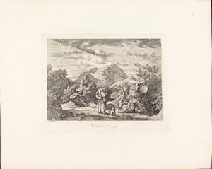 Rocca di Mezzo av Ludwig Richter