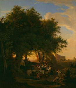 Fontenen ved Grottaferrata, 1832.