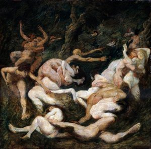 The Abduction of Women, 1900-tallet. av Ludwig von Hofmann