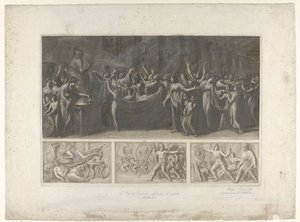 Fire scener fra den trojanske krigen av Luigi Ademollo