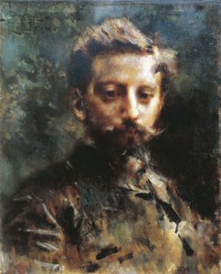 Portrett av Primo Levi, ca. 1880 (olje på lerret)