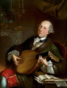 Portrett av komponisten Filippo Della Casa 17371810 av Luigi Crespi