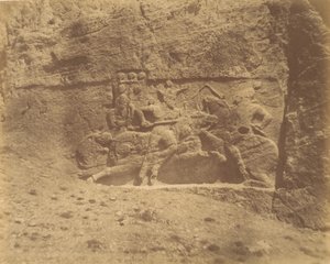 4 [Naksh-i Rustam, nær Persepolis], 1840-60-tallet. av Luigi Pesce
