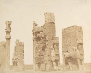 Den gamle porten til Persepolis], 1858. av Luigi Pesce