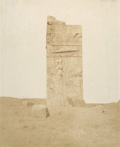 Ruine på den tredje terrassen, Persepolis, 1858. av Luigi Pesce