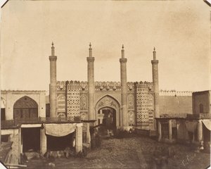 [Den nye porten, Teheran], 1850-tallet. av Luigi Pesce