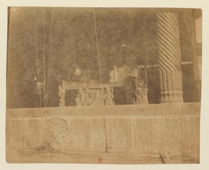Teheran, trone hentet tilbake fra India av Nadir Shah [Golestan, Marble Throne]