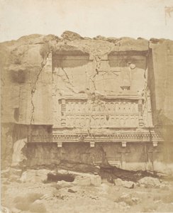 Grav på klippen i Persepolis, 1858. av Luigi Pesce