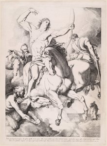 Jeg så at lammet hadde åpnet seg... (The Four Horsemen of the Apocalypse) av Luigi Sabatelli I
