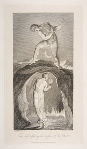 The Soul Exploring the Recesses of the Grave, fra The Grave, et dikt av Robert Bl..., 1. mars 1813.