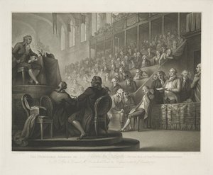 Toespraak van Lodewijk XVI Den minneverdige adressen til Lewis den sekstende i baren til National Convention (tittel på objekt) av Luigi Schiavonetti