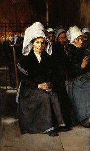 Bretonsk kvinne ved bønn, av Luis Jimenez y Aranda