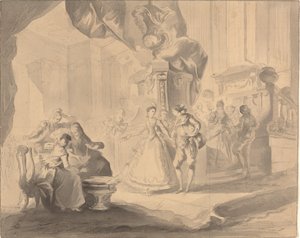 Dans i et palass av Luis Paret y Alcazar