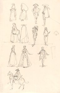 Historiske kostymer av Luis Paret y Alcazar