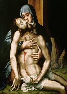Pieta (olje på panel)