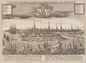Hamburg sett fra Elben av Lukas Schnitzer