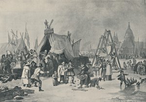 Messen på den frosne Themsen, 1814, 1920