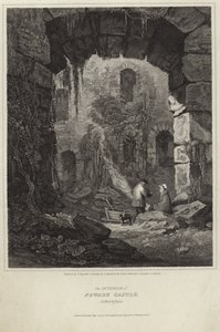 Interiøret i Newark Castle av Luke Clennell