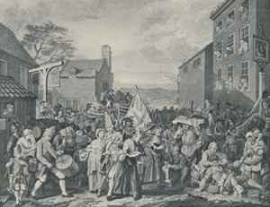 The March of the Guards Towards Scotland, 1745, 1920