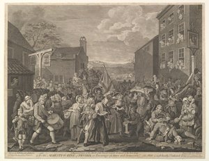 The March to Finchley-A Representation of the March of the Guards to Scotla..., 12. juni 1761.