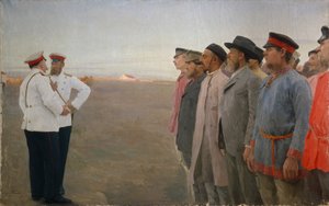 Rekrutteringen, 1904 av Lukjan Vasilievich Popov