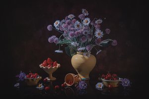 Frodig sommerstilleben av Lydia Jacobs