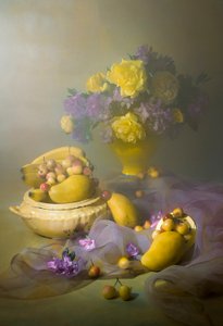 Elegante frukter og blomster av Lydia Jacobs