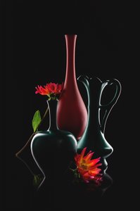 Elegante vaser i blomst av Lydia Jacobs