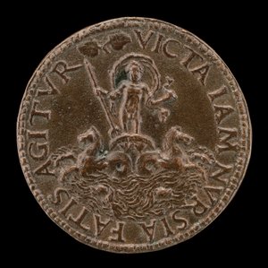 Neptun i en sjøbil [revers].