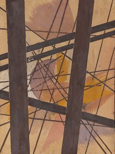 Space Force Construction, ca 1921-1922. av Lyubov Sergeyevna Popova