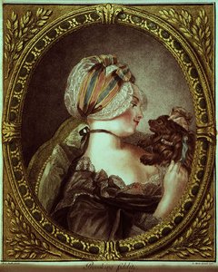Provoserende troskap gravert av Louis Marin Bonnet (1743-93) av M.A. (after) Parelle