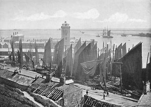 Lite lys, North Shields, c1896