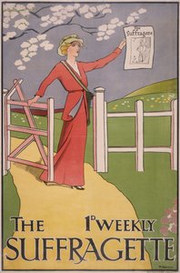 Plakat for avisen The Suffragette, c1910-c1915 av M Bartels