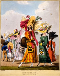 Exzentriker - Motten (groß und klein), Druck von George Hunt, 1827