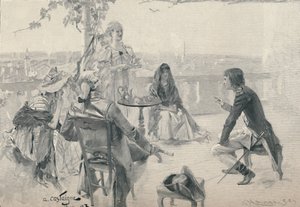 Napoleon i samfunnet i Valence. 1785, 1896