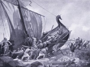 Magnus seiler rundt Mull of Kintyre AD1098, 1920-tallet