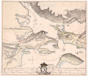 A Plan of Rhode Island av Seix (manuskript) av M. Seix