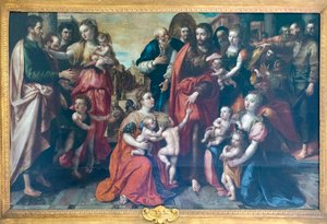 Jesus blant barn av Maarten de Vos
