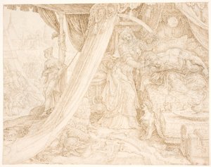 Judith kuttet hodet av Holofernes av Maarten van Heemskerck
