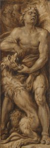 Samson river løven av Maarten van Heemskerck