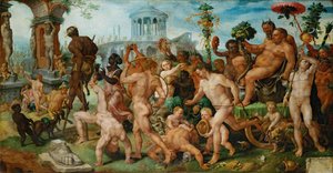 Triumftoget til Bacchus, ca. 1536
