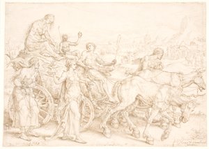 Triumfvogn ønsker av Maarten van Heemskerck