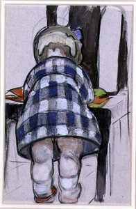 Margery (akvarell på lerret) av Mabel Royds