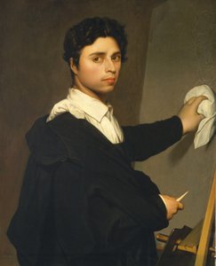 Ingres as a Young Man, ca. 1850-60 (olje på lerret) av Madame Gustave Hequet