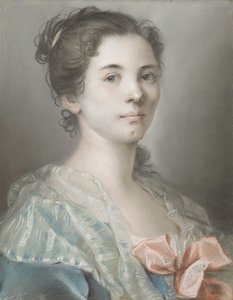 Portrett av en ung kvinne av Madeleine Françoise Basseporte