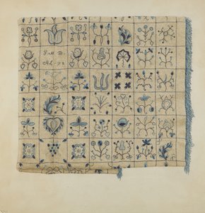 Coverlet av Mae A. Clarke
